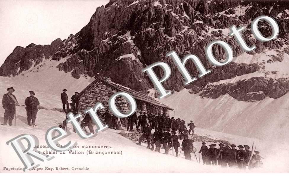 Chasseurs Alpins en Manoeuvre - Halte au Châlet du Vallon