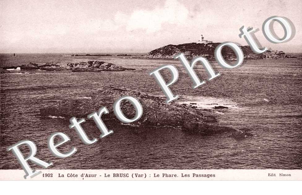 le Brusc, le phare, les passages