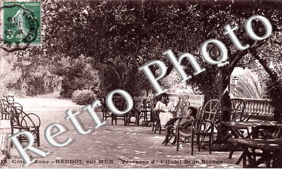 Terrasse de l'Hotel Beau Rivage