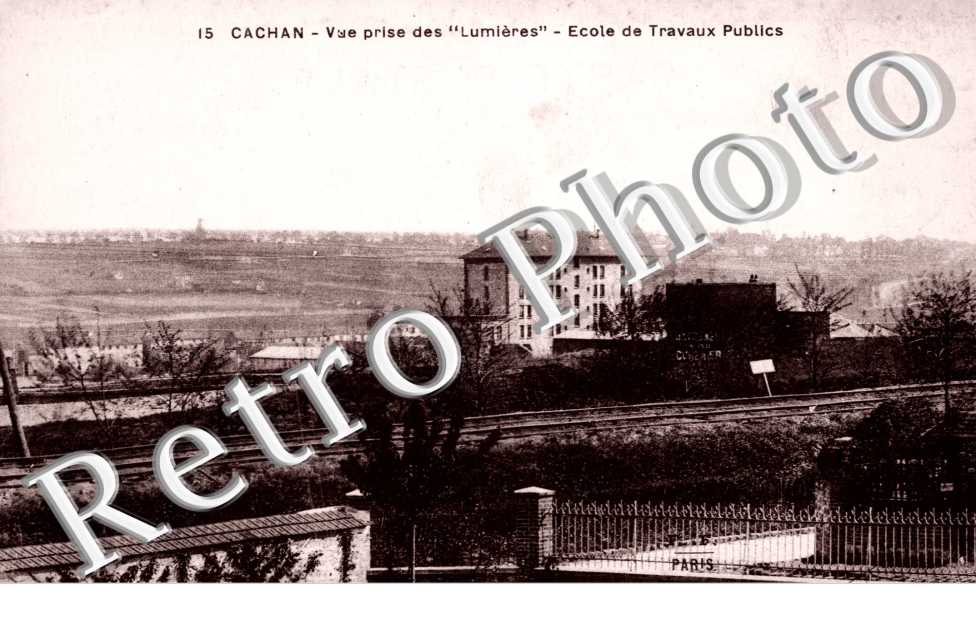 Ecole des Travaux Publics, vue prise des ""Lumières""