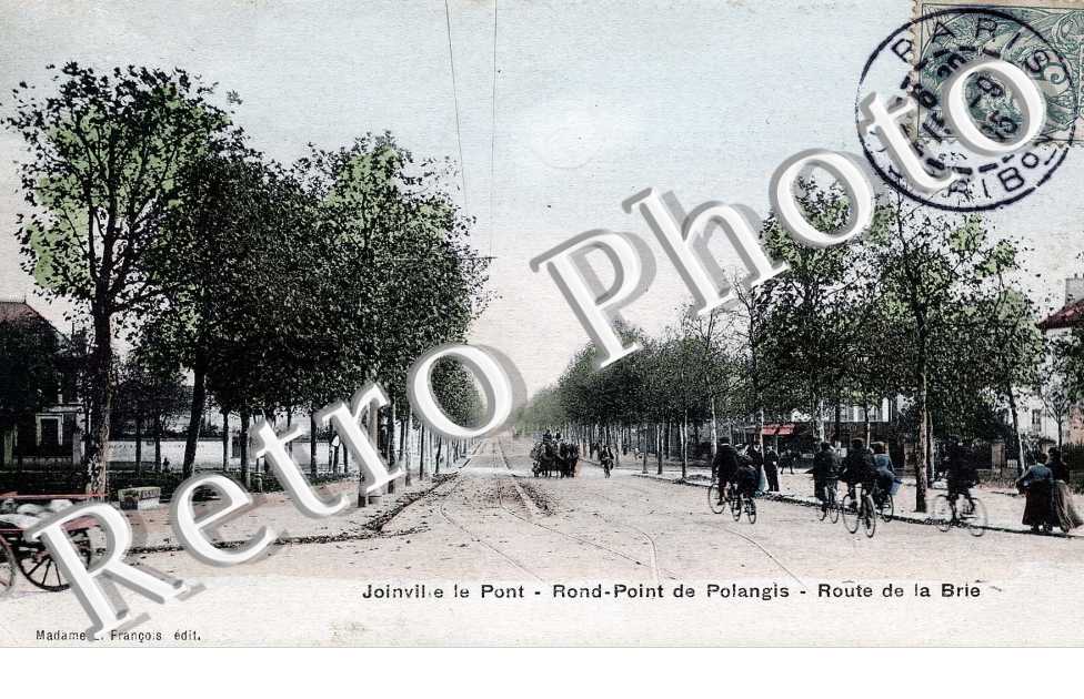 Rond point de Polangis - Route de la Brie (couleur)