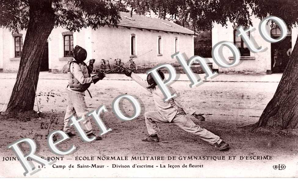 Ecole normale militaire de gymnastique et d'escrime (lecon de fleuret)