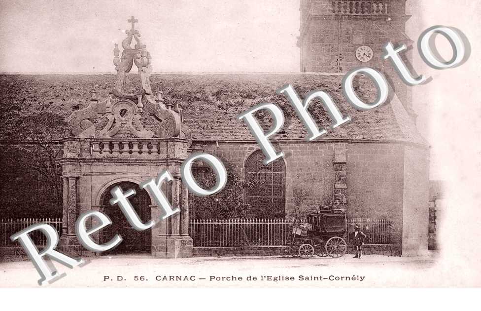 Porche de l'Eglise Saint Cornely
