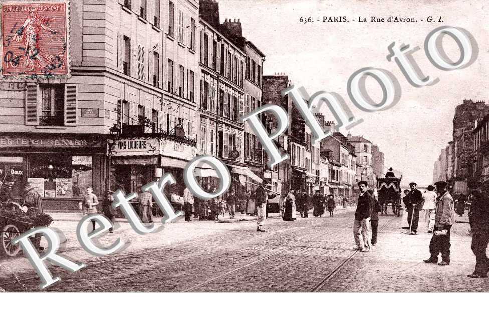 La rue d'Avron
