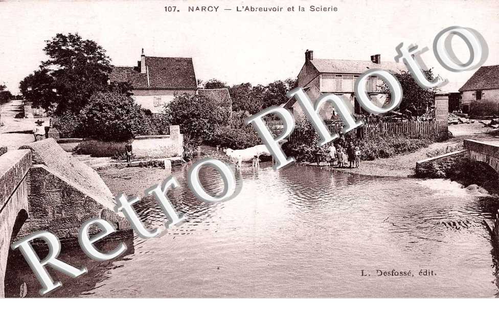 l'abreuvoir et la scierie