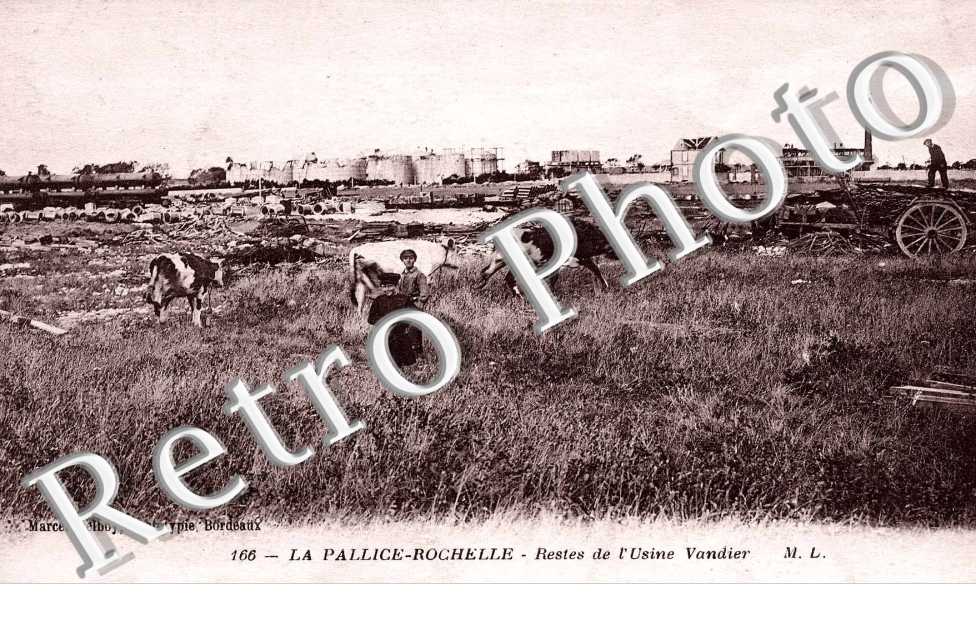 la PALLICE-ROCHELLE restes de l'usine Vandier