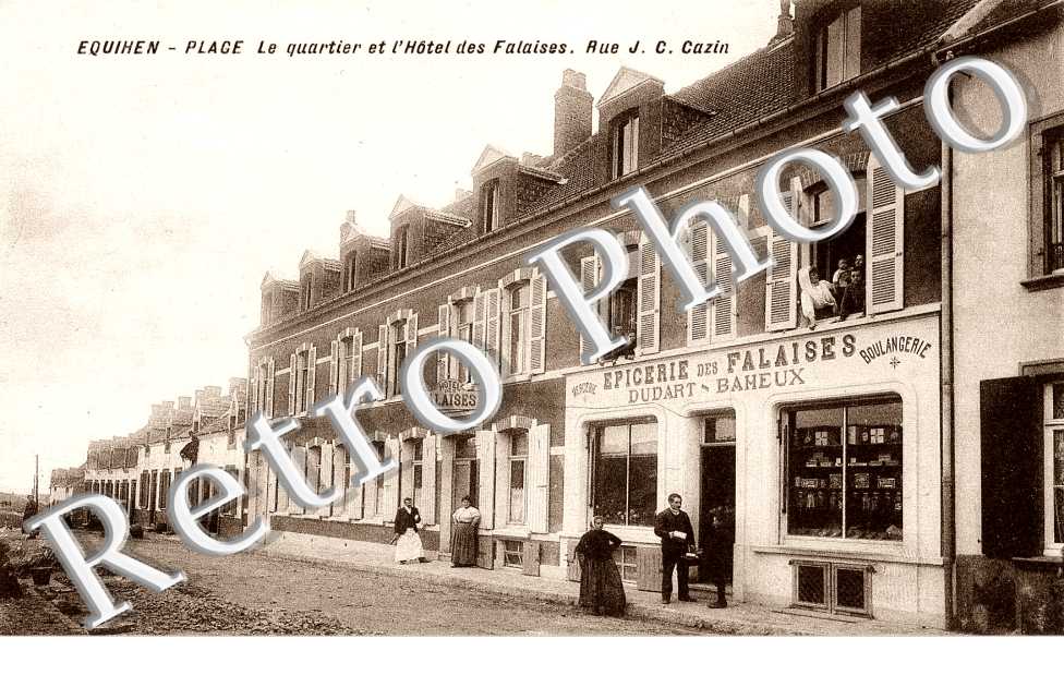 Le Quartier et l'Hôtel des falaises - Rue J.C. Cazin