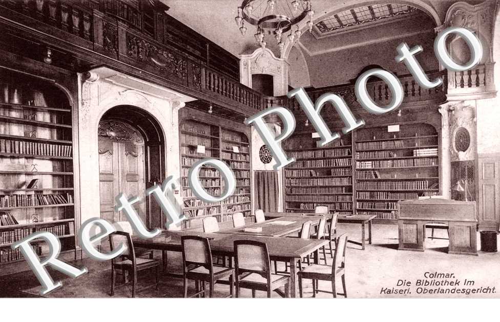 Die Bibliothek im Kaiserl. Oberlandesgericht - Bibliothèque Oberlandesgericht