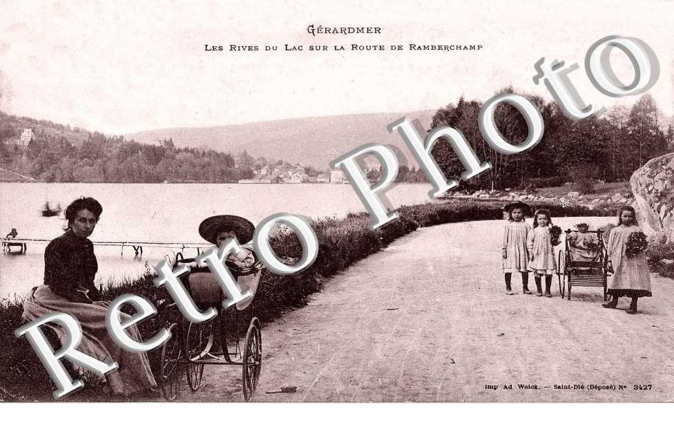 les rives du lac sur la route de Gerardmer