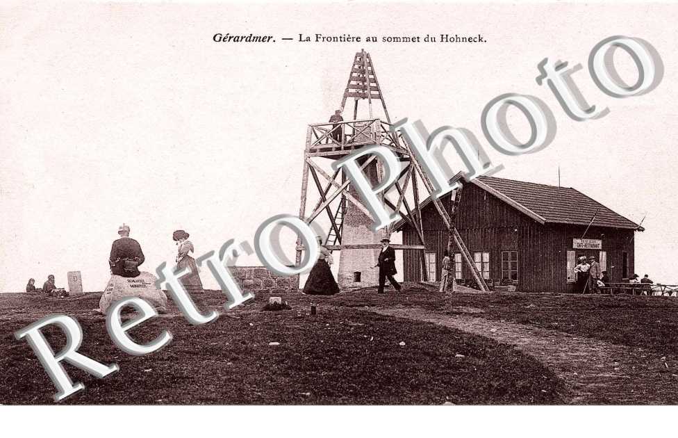 La frontiere au sommet du Hohneck