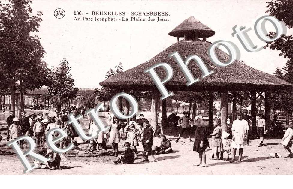 Schaerbeek  Au Parc Josaphat la plaine des jeux