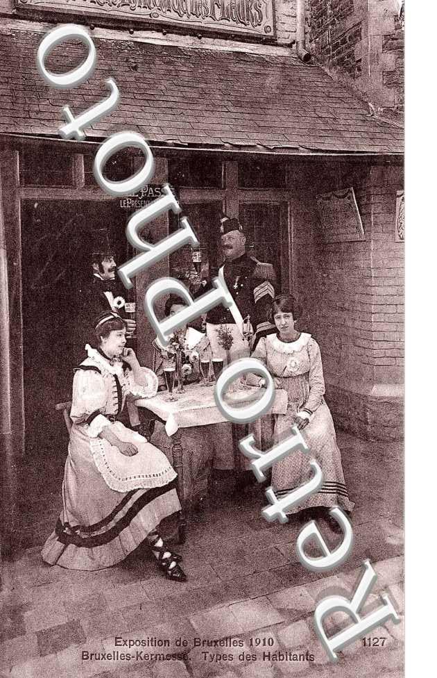 exposition 1910 Types de habitants