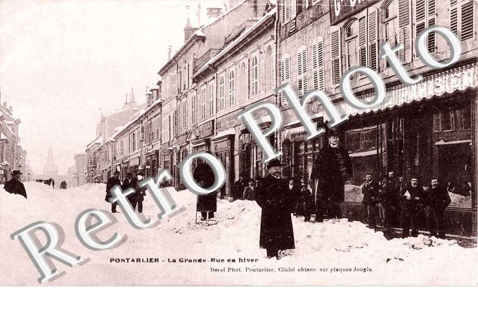 La grande rue en hiver