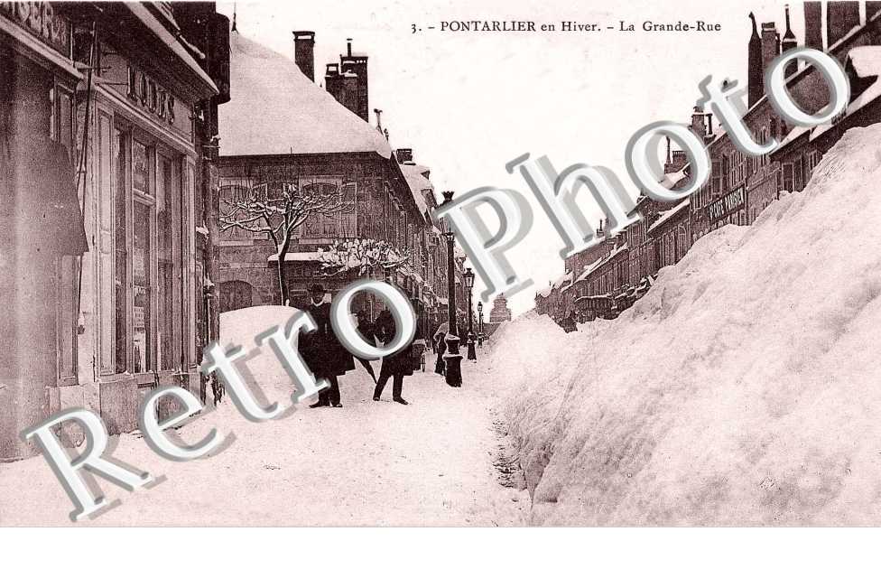 en hiver  La grande rue