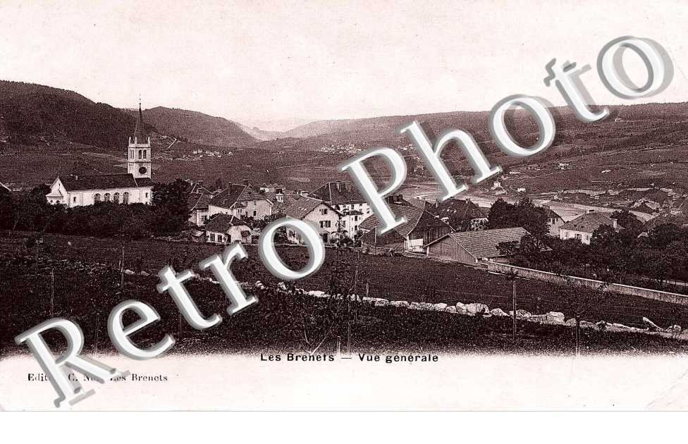 les Brenets. vue general