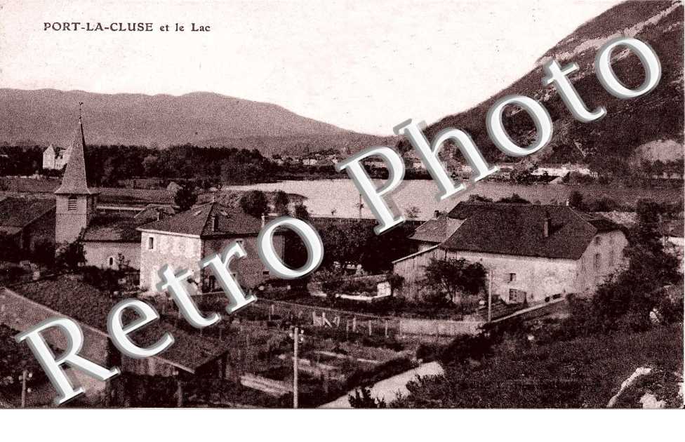 Port la cluse et le lac (couleur)