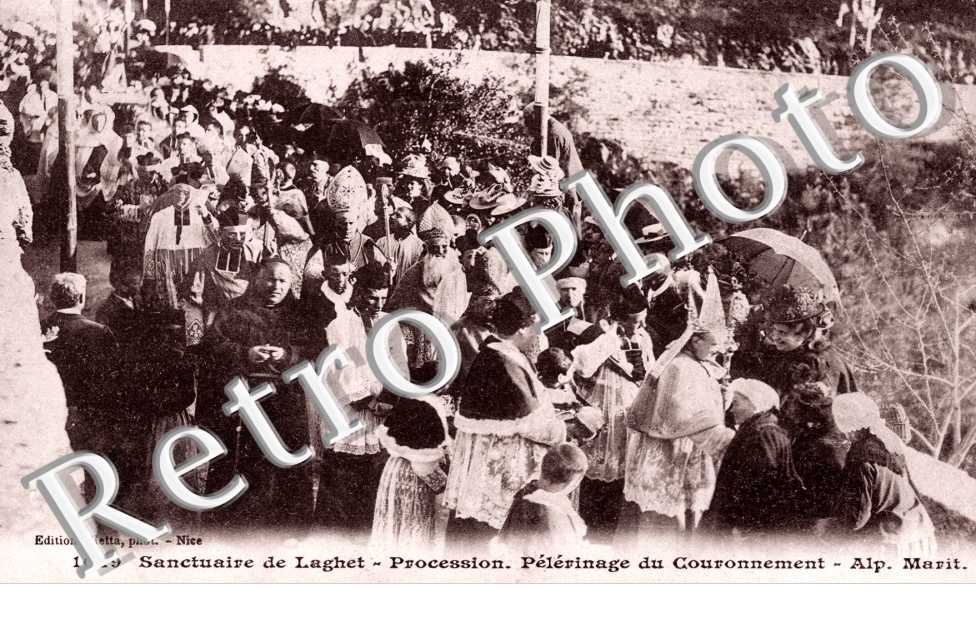 Sanctuaire de Laghet - procession - Pélérinage  du Couronnement