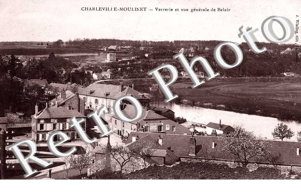 Moulinet Verrerie et vue generale de Belair
