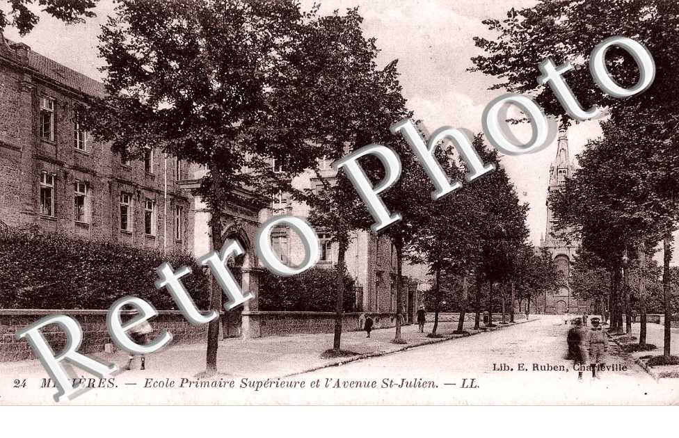 Ecole Primaire Superieure et avenue Saint Julien Mezieres