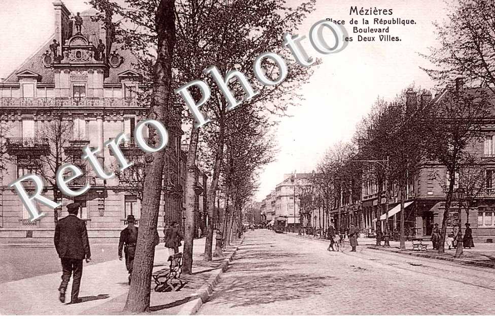 Place de la république, boulevard des Deux villes