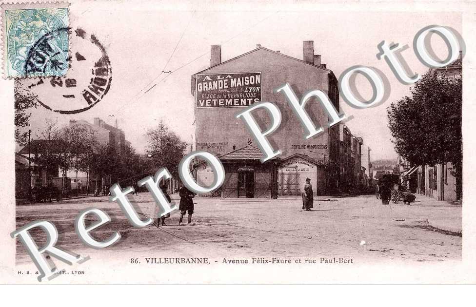 avenue Felix-Faure et rue Paul-Bert