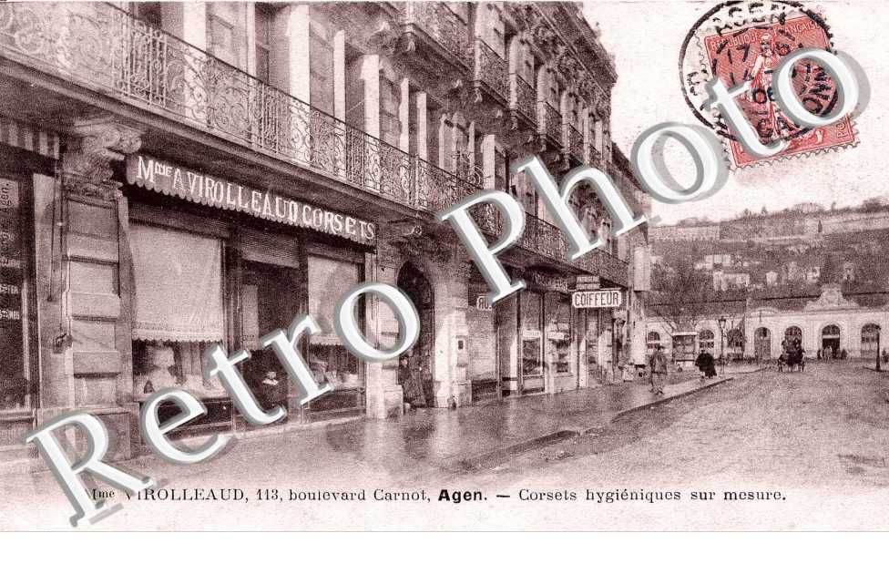 Boulevard Carnot, Mme Virolleaud, boutique de corsets