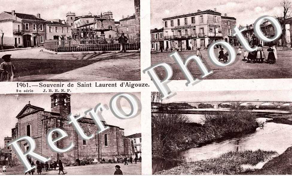 La Place - L'Eglise - Le Pont - La Fontaine