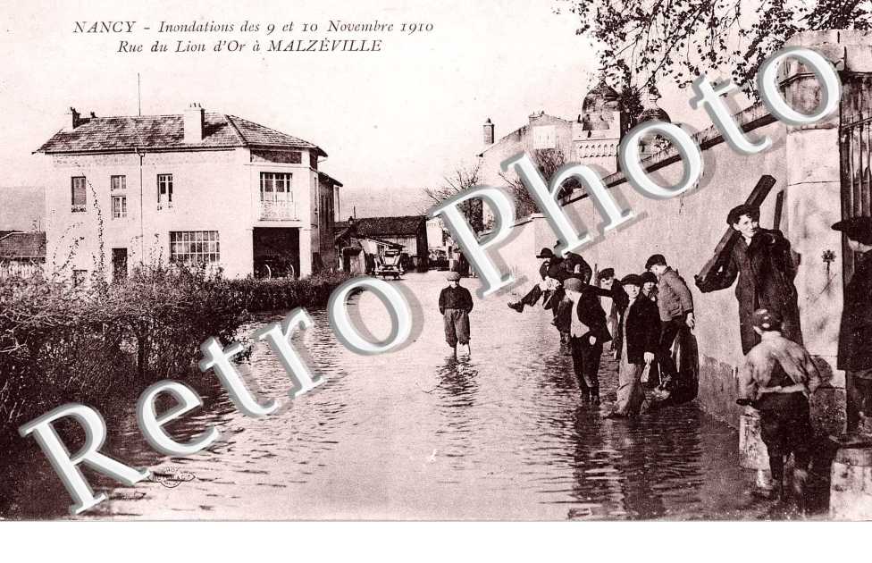 Rue du Lion d'Or inondations des 9 et 10 novembre 1910