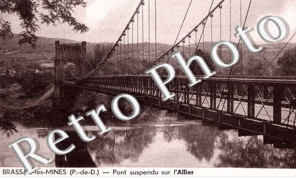 Pont suspendu sur l'Allier