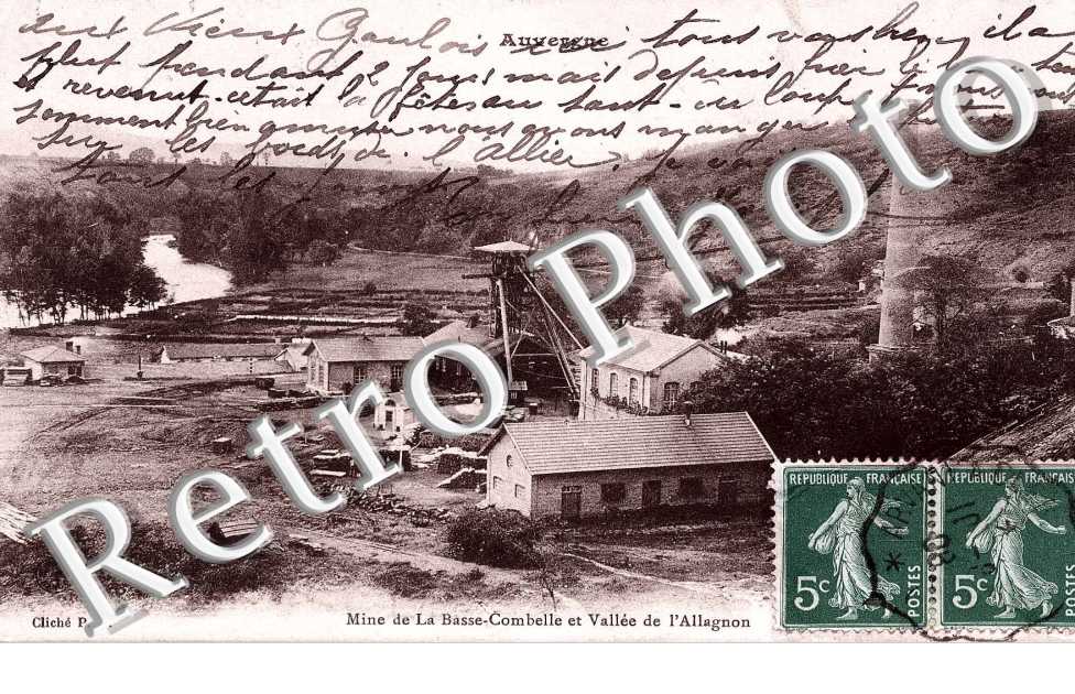 mines de la Basse Combelle et la vallee de l'Allagnon