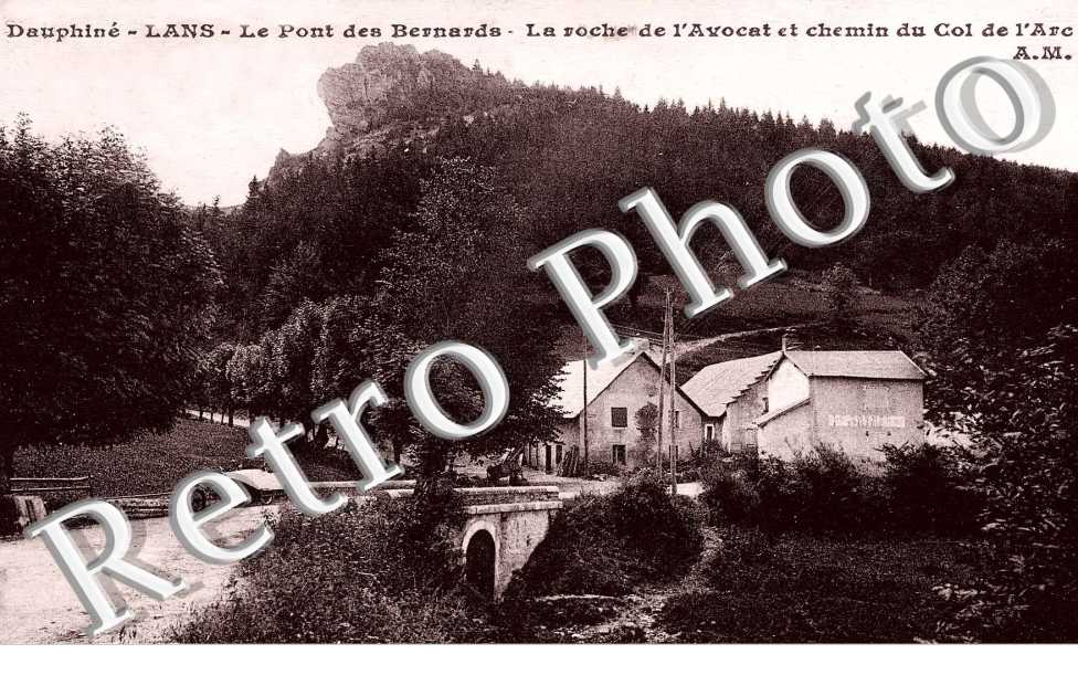 LE PONT DES RENARDS - Le rocher de l'Avocat et chemin du col de l'Arc