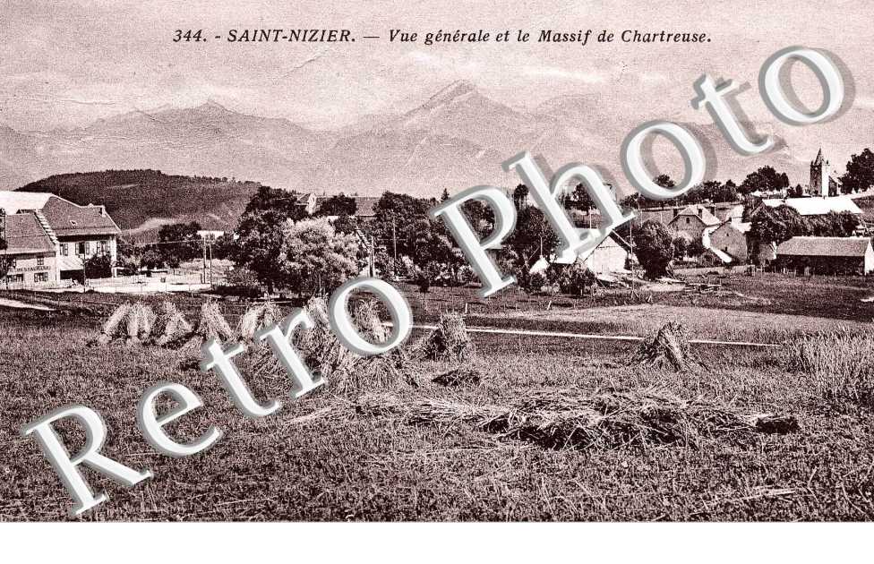 vue generale et le massif de la Chartreuse