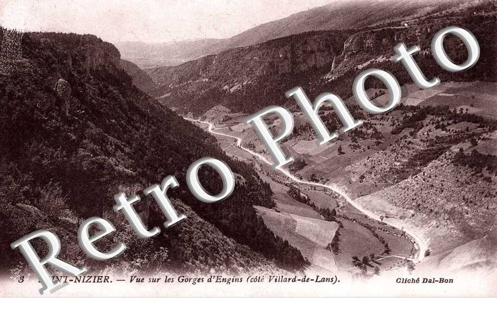 vue sur les gorges d'Engins