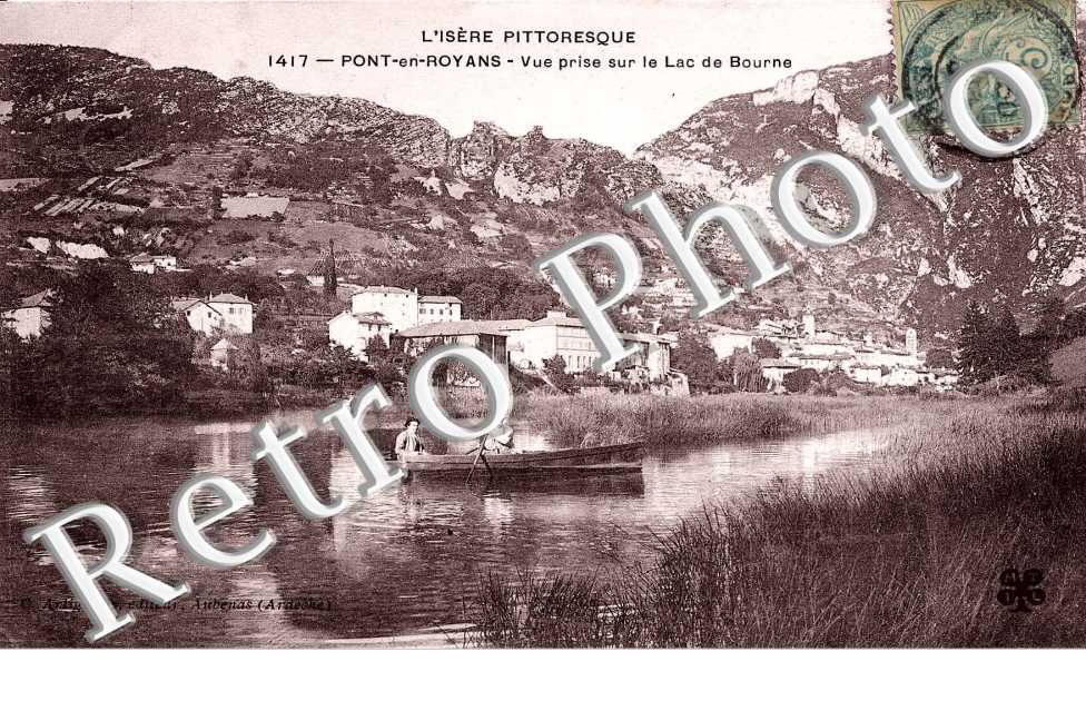 vue prise sur le lac de Bourne