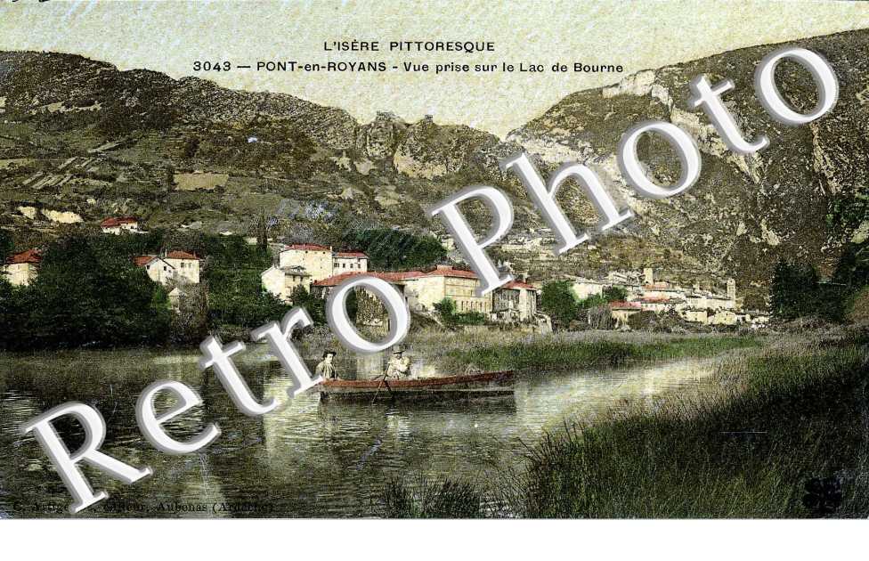vue prise sur le lac de bourne (couleur)