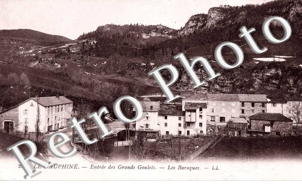 Entree des grands Goulets - les baraques