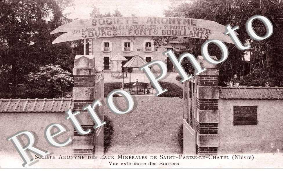 societe anonyme des eaux minerales VUE EXTERIEURE DES SOURCES
