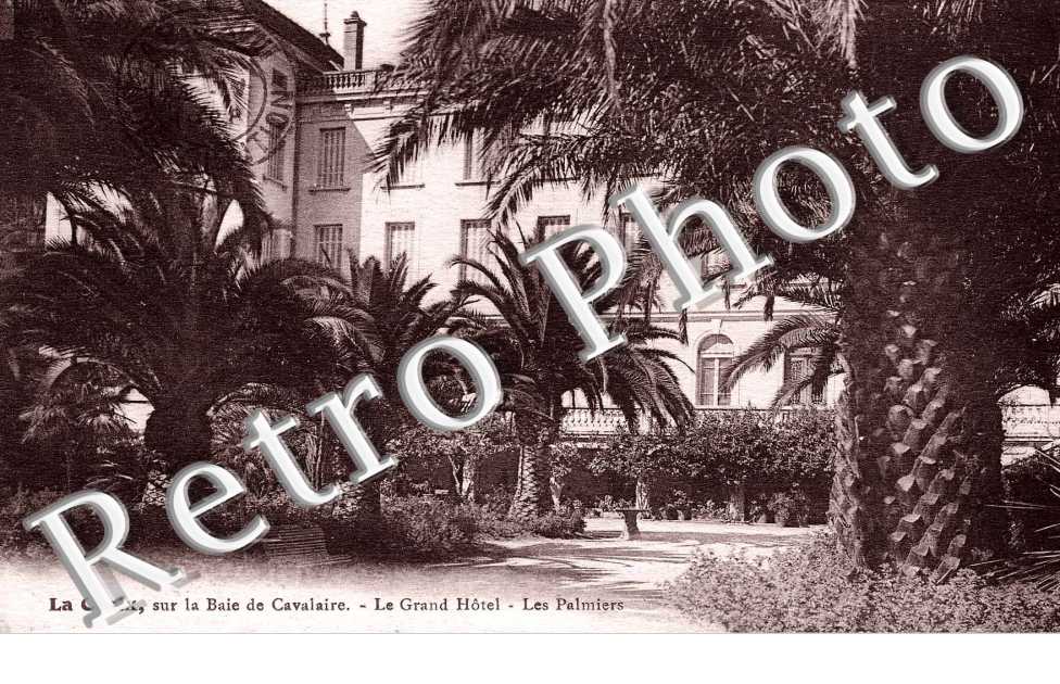 Les Palmiers du Grand Hotel sur la Baie de Cavalaire