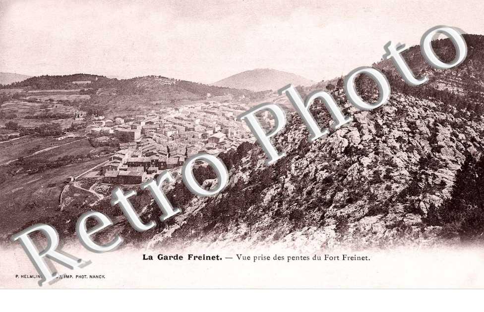 Vue prise des pentes du Fort Freinet