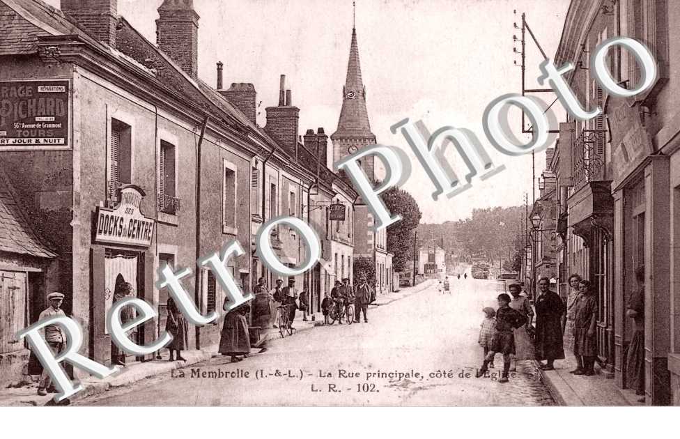 La rue Principale, cote de l'eglise