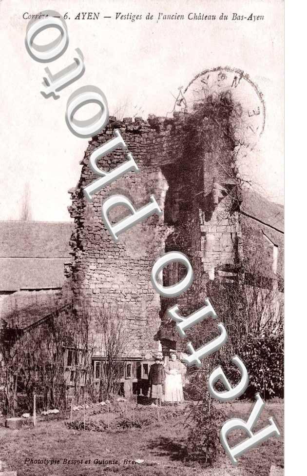 vestiges de l'ancien chateau