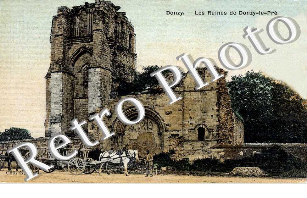 les ruines de donzy le Pre  (couleur)
