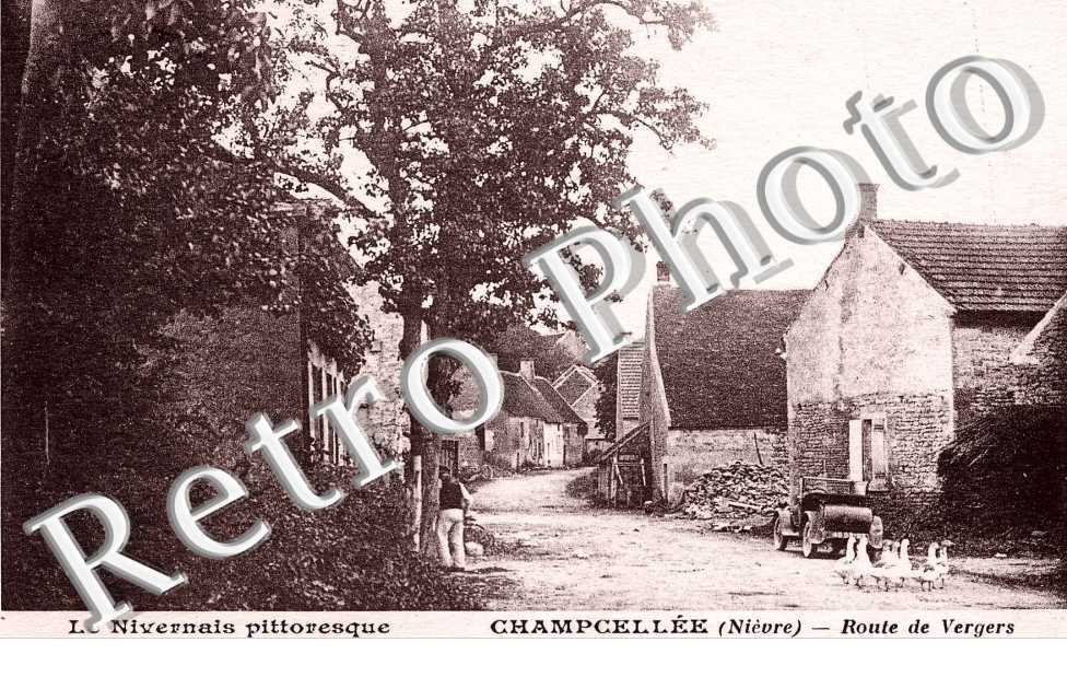 CHAMPCELLEE -  route de Vergers