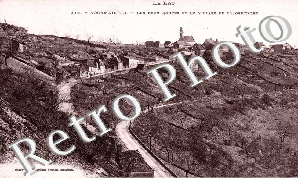 les Deux Routes et le Village de l'Hospitalet