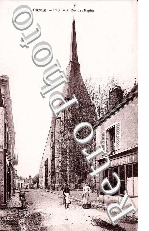 l'eglise et rue des rapins