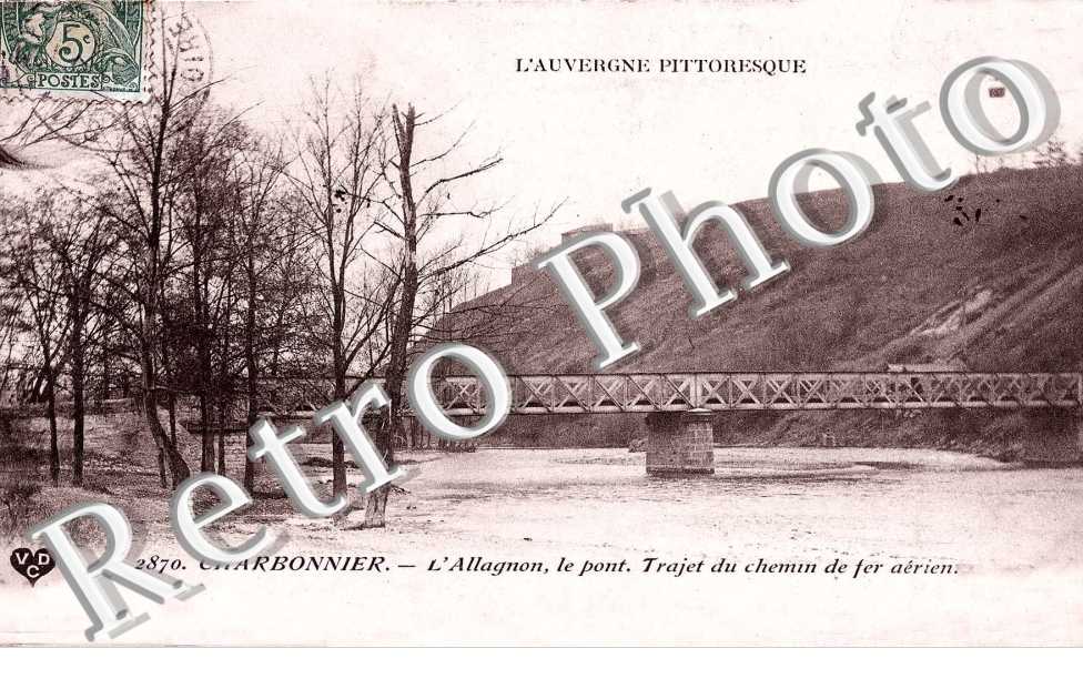 L'Allagnon, le Pont de Chemin de Fer