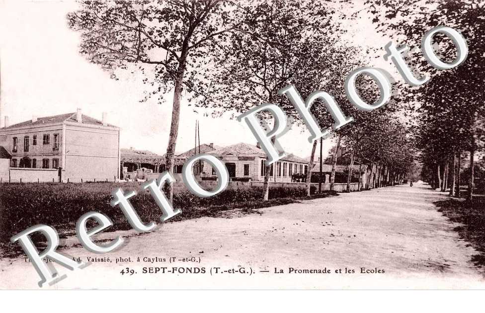 Promenade et les Ecoles