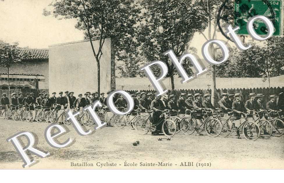 Bataillon cycliste - Ecole ste-Marie