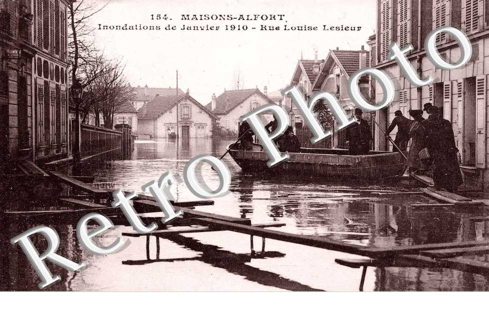 Rue Louise Lesieur, inondations de 1910
