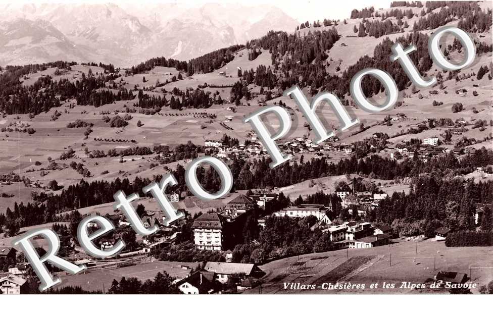 Chesieres et les alpes de Savoie